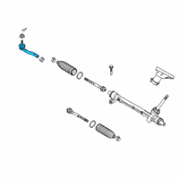 OEM 2016 Scion iA Outer Tie Rod Diagram - 45047-WB002