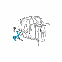 OEM 2005 Ford Freestar Regulator Diagram - 3F2Z-1623208-AA