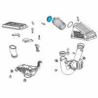 OEM Honda Clamp, Air Flow (90) Diagram - 17316-RCA-A01