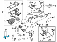 OEM 2019 Kia Niro EV Accessory Socket Assembly Diagram - 95120H8100
