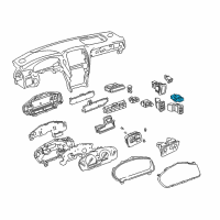 OEM Lexus Switch Assy, Hazard Warning Signal Diagram - 84332-50040