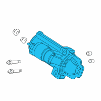 OEM 2015 Ford Transit-250 Starter Diagram - BK3Z-11002-C