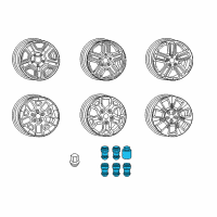 OEM 2022 Jeep Wrangler ALUMINUM Diagram - 68508686AA