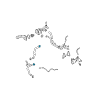 OEM Lexus RX350 Clip, Hose Diagram - 90080-46346