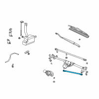 OEM 2004 Honda Pilot Rod Unit A Diagram - 76540-S9V-A01