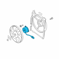 OEM Kia Amanti Motor Assembly Diagram - 977863F500