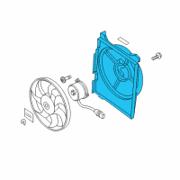 OEM Kia Amanti SHROUD, Fan Diagram - 977353F400