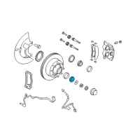 OEM 2011 Ford E-350 Super Duty Outer Bearing Diagram - BC2Z-1216-A