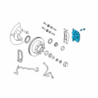 OEM 2012 Ford E-350 Super Duty Caliper Diagram - 8C2Z-2B121-CL