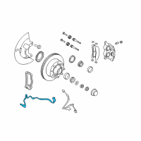 OEM Ford E-150 Front Speed Sensor Diagram - 8C2Z-2C204-B