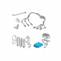 OEM 2003 Ford Explorer ECM Diagram - 3U7Z-12A650-DACRM