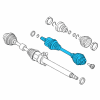 OEM 2021 BMW 228i xDrive Gran Coupe Left Cv Axle Shaft Diagram - 31-60-8-482-645