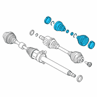 OEM 2020 BMW X2 Repair Kit, Gaiter Inner / Outer Diagram - 31-60-8-625-847