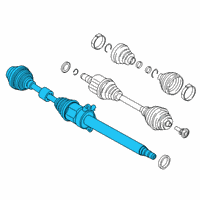 OEM 2021 BMW X2 OUTPUT SHAFT RIGHT Diagram - 31-60-5-A2E-058