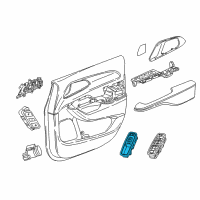 OEM 2015 Dodge Charger Switch-Front Door Diagram - 68268251AC