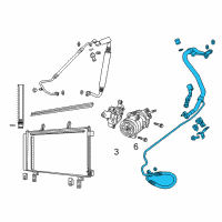 OEM 2016 Chevrolet Caprice Liquid Hose Diagram - 92285455