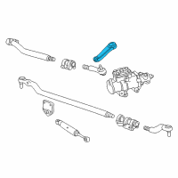 OEM Ford F-350 Super Duty Pitman Arm Diagram - 4C3Z-3590-CA