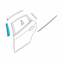 OEM 2019 Infiniti Q70L Protector-Rear Door, RH Diagram - 822D2-1MA0A