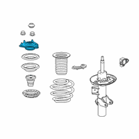 OEM 2019 Honda Civic Mt Rubber Complete Dampe Diagram - 51670-TGH-A01