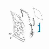 OEM 2019 Ford F-150 Run Channel Diagram - FL3Z-1825796-A