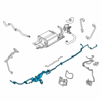 OEM 2012 Ford Edge Tube Assembly Diagram - DT4Z-9S284-A