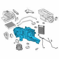 OEM Ford F-150 Evaporator Assembly Diagram - HL3Z-19850-GF