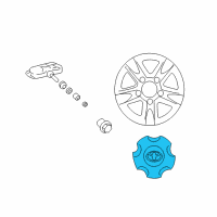 OEM 2008 Toyota Land Cruiser Center Cap Diagram - 4260B-60030