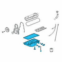 OEM Chevrolet Impala Pan Asm-Oil Diagram - 12599654