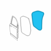 OEM 2019 Dodge Journey WEATHERSTRIP-Front Door Opening Diagram - 5076863AG