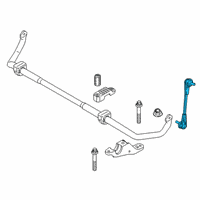 OEM 2019 BMW 530i Stabilizer Link Diagram - 31-30-6-861-485