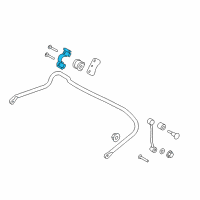 OEM Ford Ranger Stabilizer Bar Clamp Diagram - 1L5Z-5486-AA