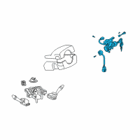 OEM Hyundai Lock Assembly-Steering & Ignition Diagram - 81900-25A60