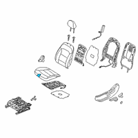 OEM 2021 Hyundai Ioniq Pad Assembly-Front Seat Cushion, LH Diagram - 88150-F2001