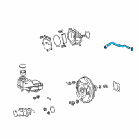 OEM Toyota Vacuum Hose Diagram - 44750-F4030