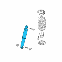 OEM 2014 Kia Forte Koup Rear Shock Absorber Assembly Diagram - 55300A7600
