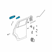 OEM 2007 Chrysler Aspen Handle-Exterior Door Diagram - 1EH601B6AA