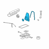 OEM 2009 Chevrolet Silverado 1500 Cover Asm-Engine Front Diagram - 12636046