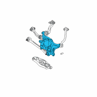 OEM 2010 Chrysler 300 Knuckle-Rear Diagram - 4782587AF