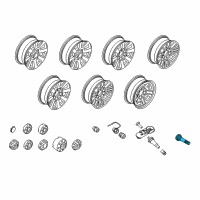 OEM 2021 Ford Transit-250 Valve Stem Diagram - 6C3Z-1700-A