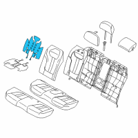 OEM 2022 BMW 745e xDrive Heating Element, Basic Backrest, Left Diagram - 52-20-7-360-563