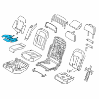 OEM 2019 BMW 750i Heating Element, Comfort Seat, Left Diagram - 52-20-7-360-565