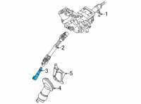 OEM Toyota Mirai Coupling Shaft Diagram - 45221-62051