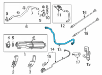 OEM 2018 Ram ProMaster 3500 Hose-Fuel Tank Vent Diagram - 52029491AB