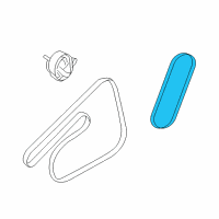 OEM 2010 Chevrolet Aveo Power Steering Belt Diagram - 25195582