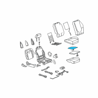 OEM 2007 Pontiac G6 HEATER, Front/Rear Seat Heater Diagram - 10371622