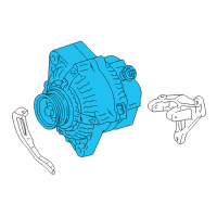 OEM Toyota Solara Alternator Diagram - 27060-74590-84