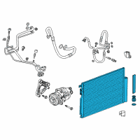 OEM 2017 Buick Encore Condenser Diagram - 95410841