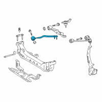 OEM Lexus Bar Assy, Strut, Lh Diagram - 48670-40011