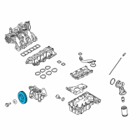 OEM Lincoln Pulley Diagram - 8T4Z-6312-B