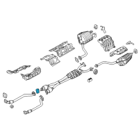 OEM 2022 Hyundai Ioniq Gasket-Exhaust Pipe Diagram - 28751-2V000